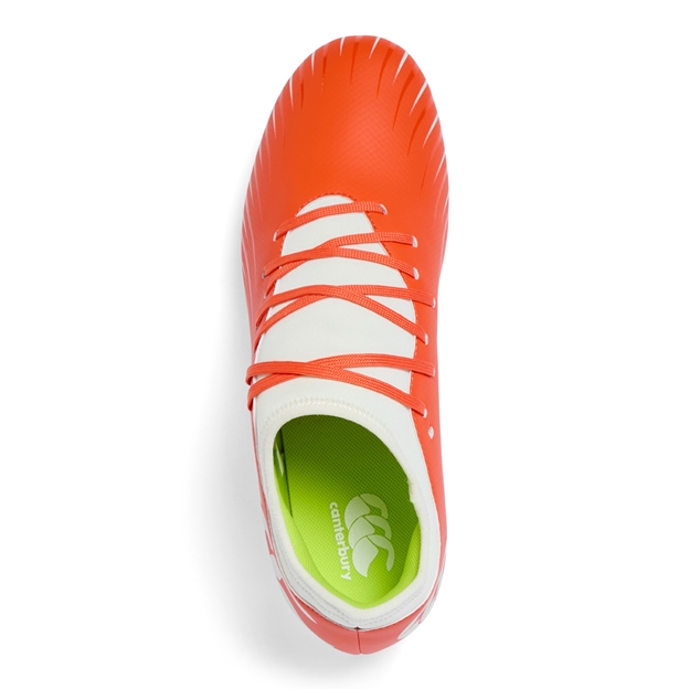 Canterbury Adults Speed Falcon Team Soft Ground Rugby Boots Orange - Top