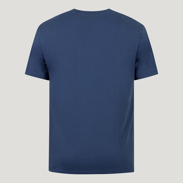 Scotland 1871 Mens T-Shirt Petrol Blue - Back View.jpg