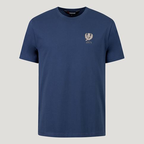 Scotland 1871 Mens T-Shirt Petrol Blue - Front View.jpg
