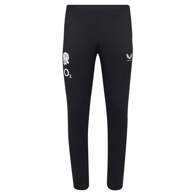 England Mens Performance Pants 26/27 Castore Black - Front
