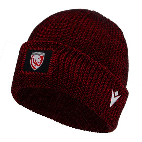 Gloucester Beanie 25/26 Red/Black - Front Gloucester Beanie 25/26 Red/Black - Front