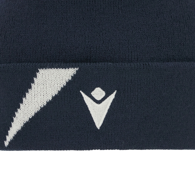 Sale Sharks Beanie 25/26 Navy - Macron Detail