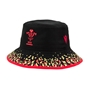 Wales Adult Bucket Hat 25/26 Black - Front 