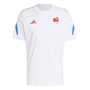 France adidas Mens Travel T-Shirt - White 2024 - Front 