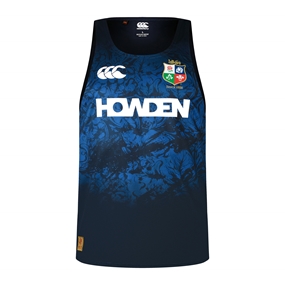 British and Irish Lions Mens Singlet - Navy - Front