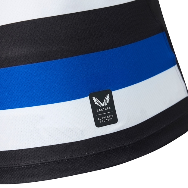 Bath Rugby Womens Home Rugby Shirt 26/27 Caviar - Authentic Product Close-up