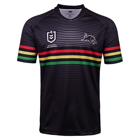 Penrith Panthers Mens Supporter Shirt 25 Black - Front