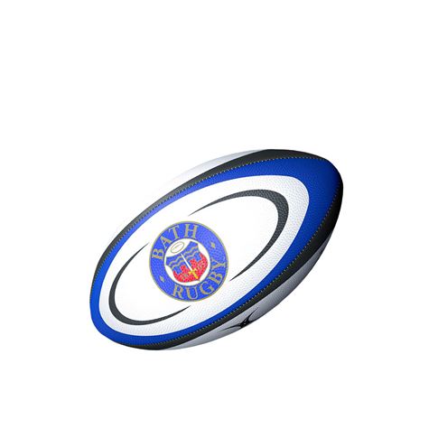 Gilbert Bath Replica Rugby Ball Midi - Front Gilbert Bath Replica Rugby Ball Midi - Front