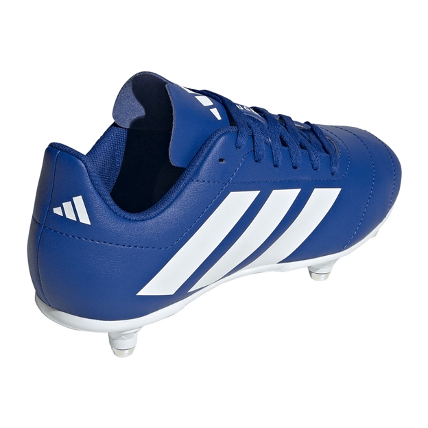Adidas Kids Soft Ground Rugby Boots Team Royal Blue - Back View