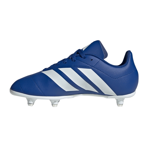 Adidas Kids Soft Ground Rugby Boots Team Royal Blue - Instep View