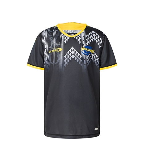 Hurricanes Kids Pro Training T-Shirt Black 2025 - Front