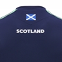 Scotland Junior Poly Shirt - Navy - Short Sleeve - 2025 - Back Close Up 