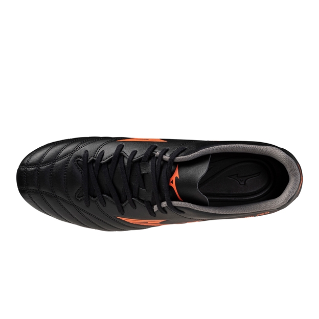 Mizuno Adults Monarcida Neo III Rugby SI Soft Ground Rugby Boots Bright Black - Top View