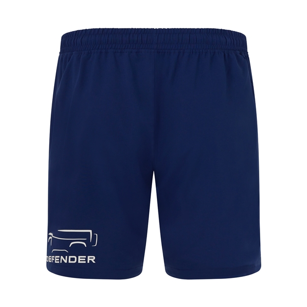 Australia Mens Performance Shorts 26/27 Beacon Blue - Back