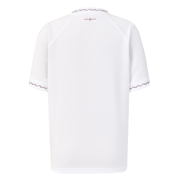 England Kids Home Rugby Shirt 26/27 Brilliant White - Back View