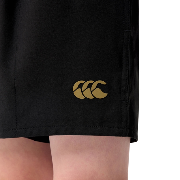 Canterbury Kids Tempo FlexShort Black Back - Model Close-up