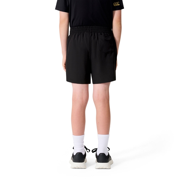 Canterbury Kids Tempo FlexShort Black Back - Model Back View