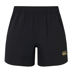 Canterbury Kids Tempo FlexShort Black - Front View