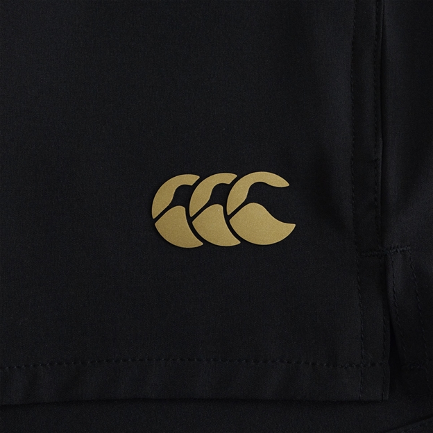 Canterbury Kids Tempo FlexShort Black Back - Raised CCC Logo
