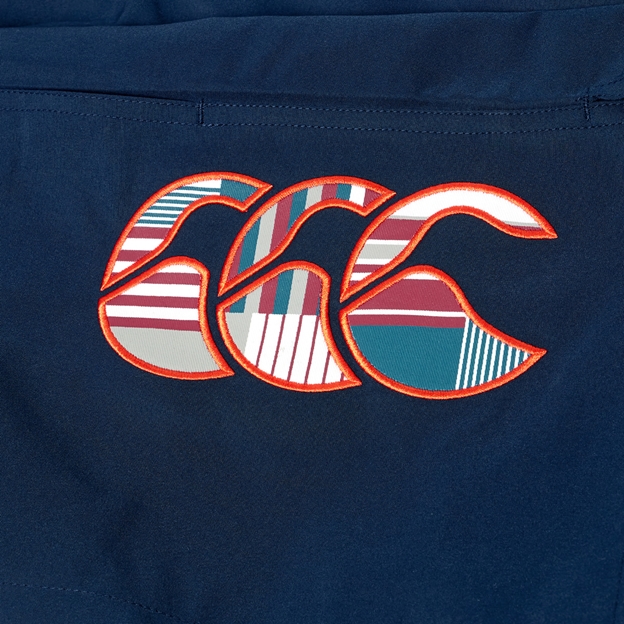 Canterbury Mens Uglies Tactic Shorts Navy - Uglies Embroidery Close-up