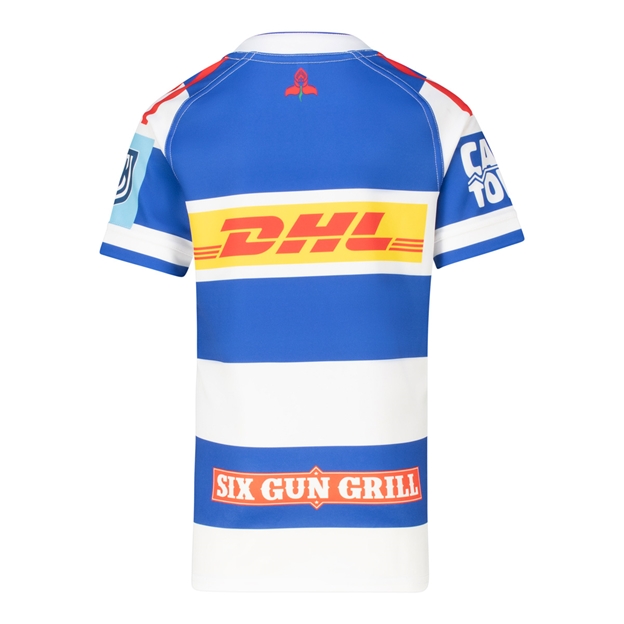 Stormers Kids Home Rugby Shirt 25/26 Blue - Back