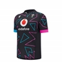 Wales Kids Away Pathway Rugby Shirt-Black 2025 - Front 