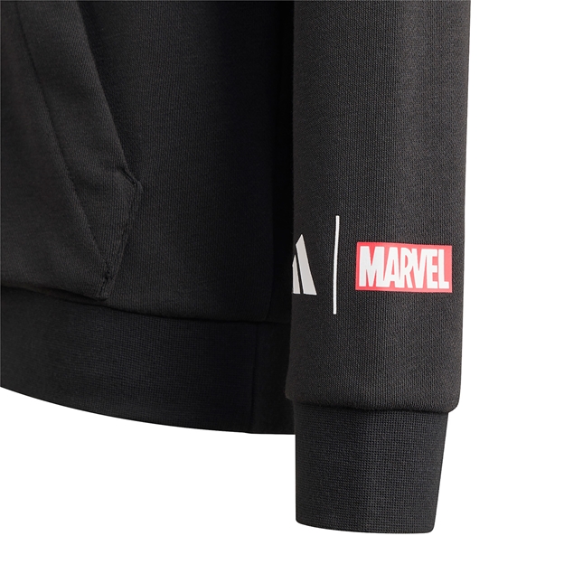 All Blacks Marvel Kids Hoody 25/26 - Adidas x Marvel Logo printed on sleeve