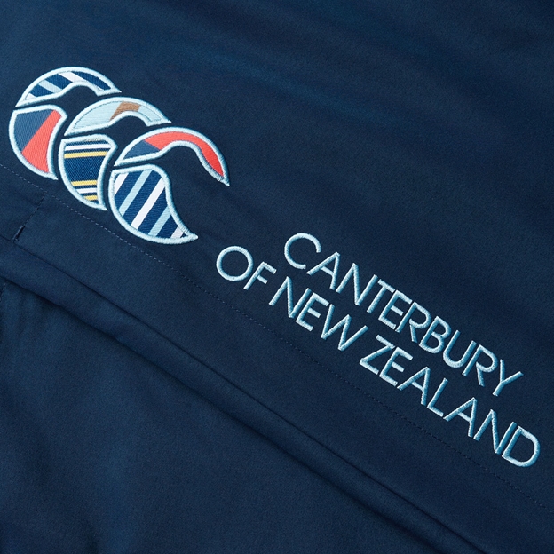Canterbury Mens Uglies Open-Hem Stadium Pant Navy - CCC Embroidery Close-up