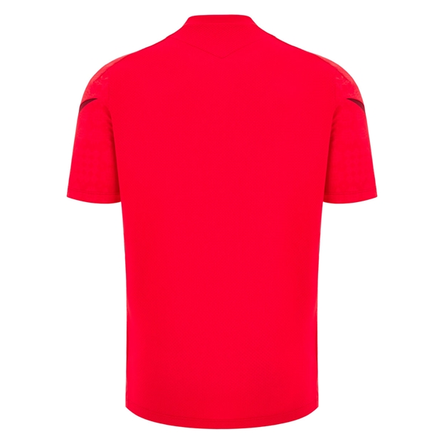 Wales Mens Training Rugby Shirt 25/26 Red - Back