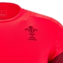 Wales Mens Training Rugby Shirt 25/26 Red - WRU Logo 