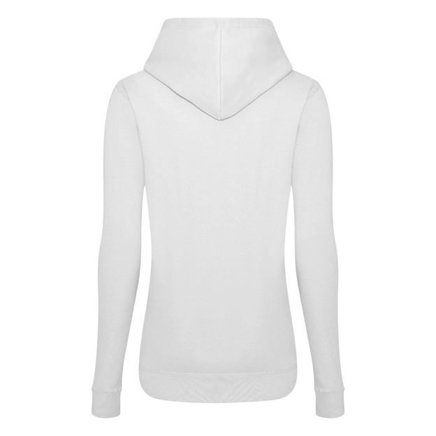 England Womens Classic XV Hoodie White - Back