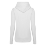 England Womens Classic XV Hoodie White - Back 