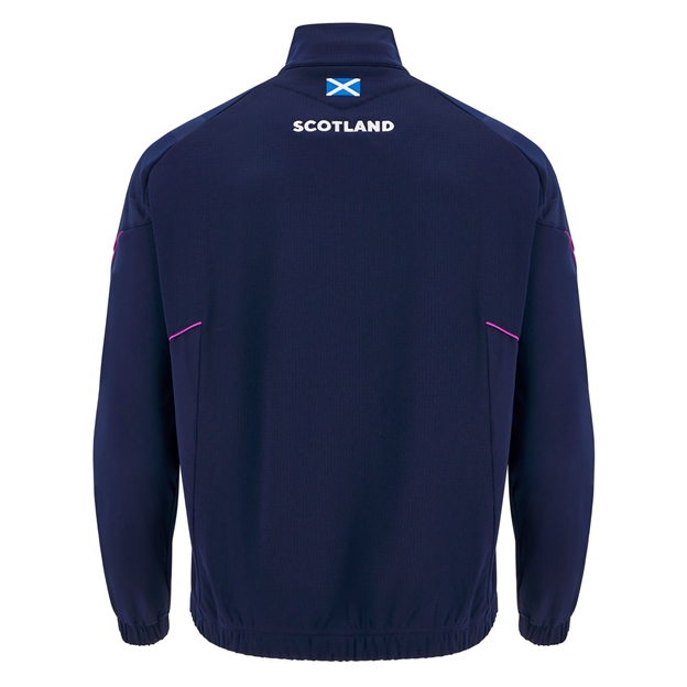 Scotland Mens Travel Quarter Zip Fleece 25/26 - Navy