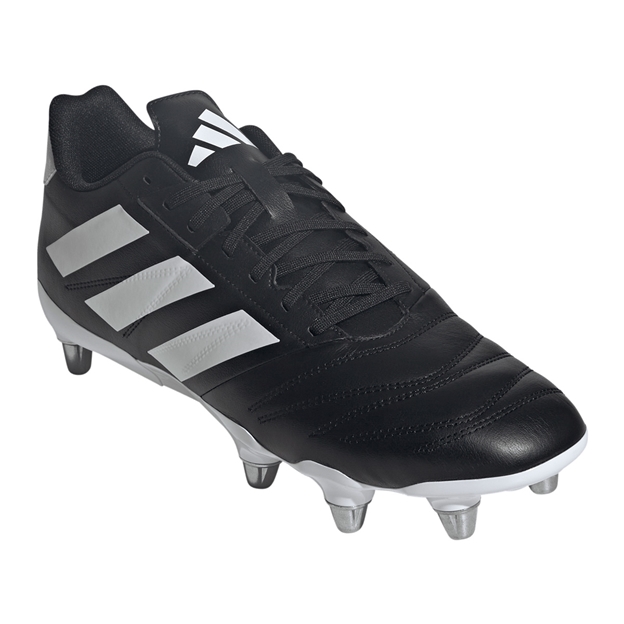 adidas Adults Kakari Elite Soft Ground Rugby Boots Black - Front