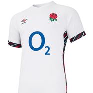 England Mens Home Rugby Shirt - Short Sleeve 2025 - Front