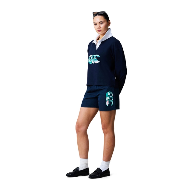 Canterbury Womens Uglies Tactic Training Shorts Navy - Model Full View