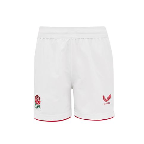 England Kids Home Rugby Shorts 25/26 - Front England Kids Home Rugby Shorts 25/26 - Front