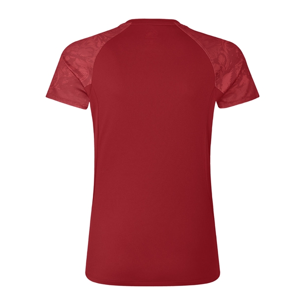British and Irish Lions Womens Superlight T-Shirt Red - Back