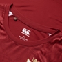 British and Irish Lions Womens Superlight T-Shirt Red - Neck 