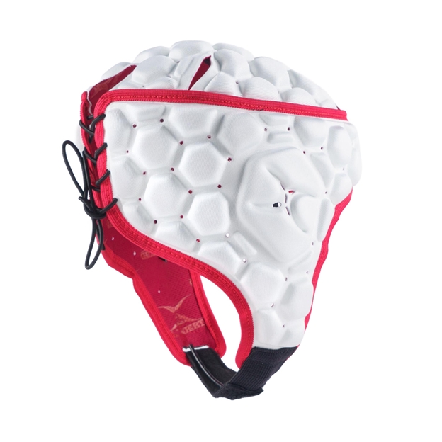 Gilbert Adults England Rugby XP250 Headguard White - Back View