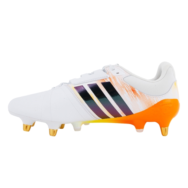 adidas Adults RS15 Avaglide Soft Ground Rugby Boots White - Instep