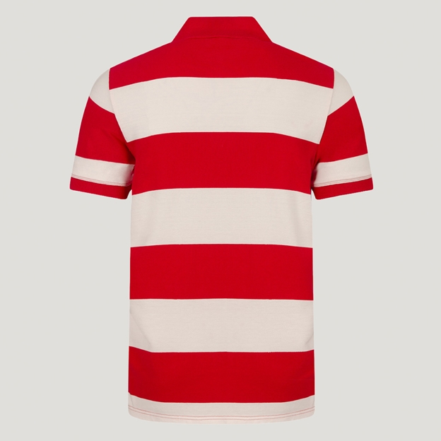 Japan 1866 Heritage Pure Cotton Polo - Red and White