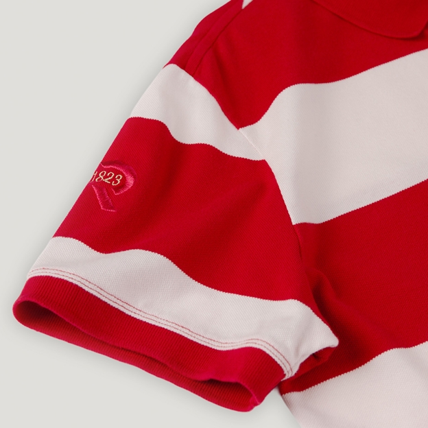 Japan 1866 Heritage Pure Cotton Polo - Red and White