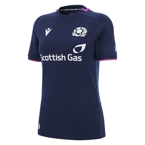 Scotland Womens W6N Home Rugby Shirt 25/26 Navy - Front