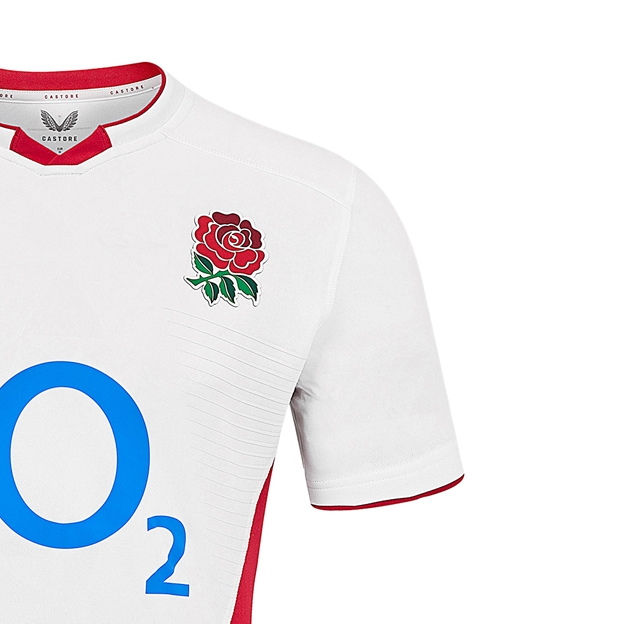 England Mens Home Rugby Pro Shirt 25-26 - RFU Rose