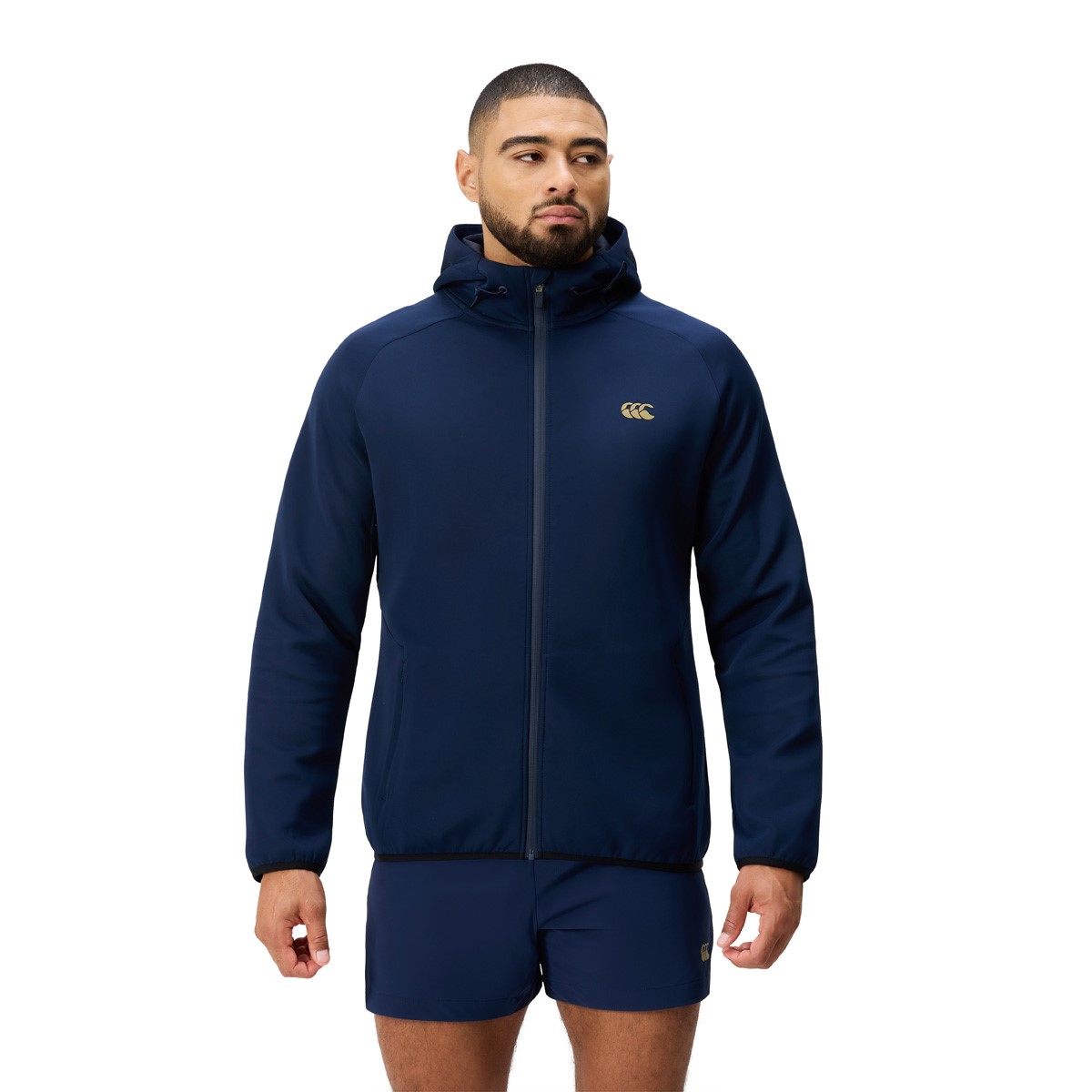 Canterbury Mens Everest Full Zip Hoodie - Blue | Rugbystore