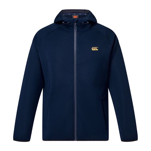 Canterbury Mens Everest Full Zip Hoodie Blue - Front View