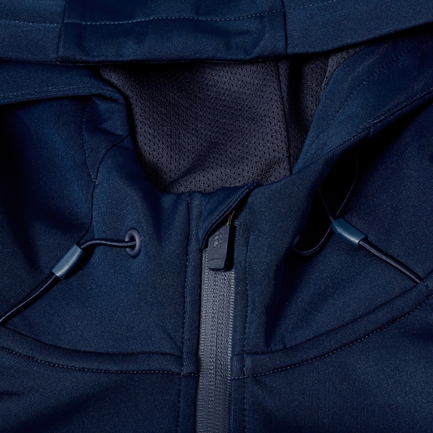 Canterbury Mens Everest Full Zip Hoodie Blue - Hood Close-up