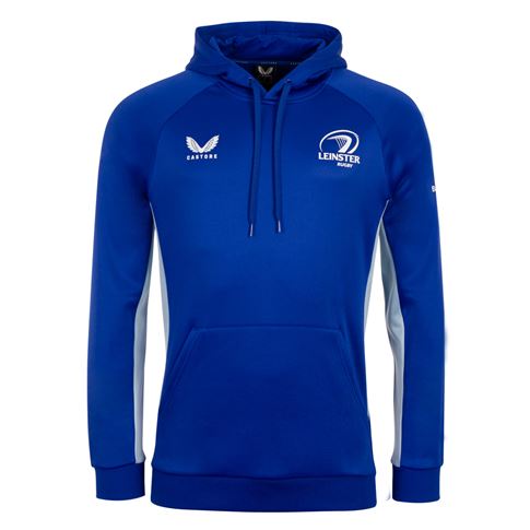 Leinster Mens Rise Pro Players Hoody 24/25 - Front Leinster Mens Rise Pro Players Hoody 24/25 - Front