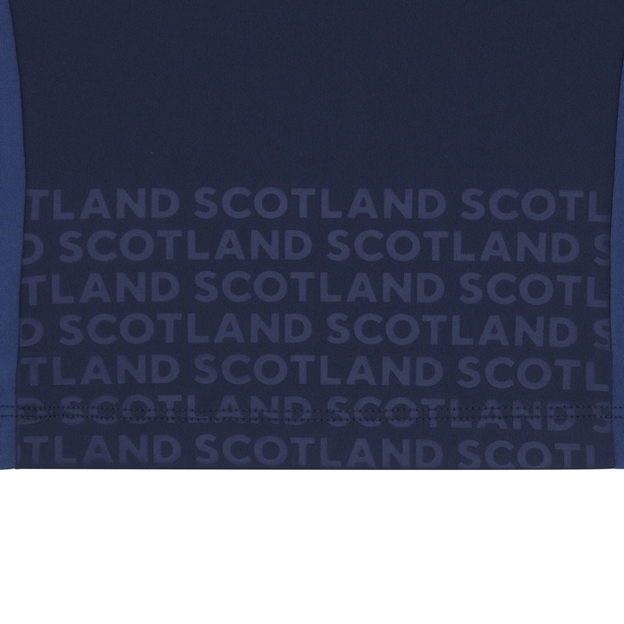 Scotland Baby Home Rugby Shirt 25/26 Navy - Hem Detail